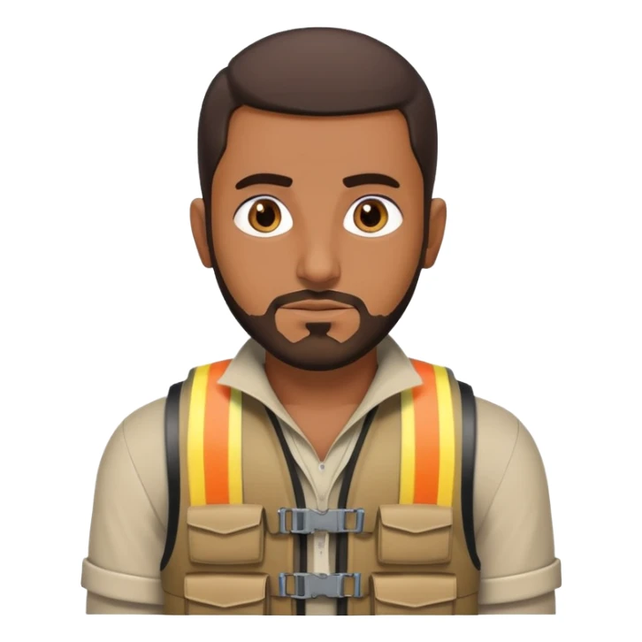 Arab man with a suicide bomb attatched to him  sticker