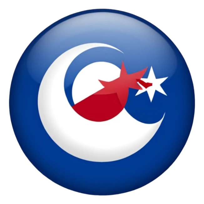 doğru türkistan bayrağı sticker