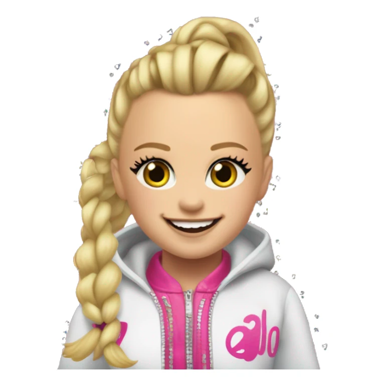 Jojo siwa in her latest album “karma” sticker