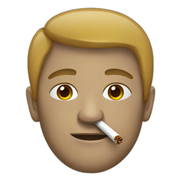 person who smokes a joint sticker