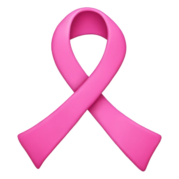Pink breast cancer ribbon  sticker