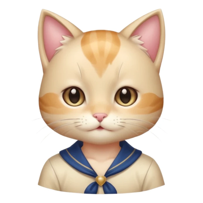 Shiny Blushing Cute Kawaii Handsome Shoujo Anime Cat-man Trending Style Cottagecore  sticker