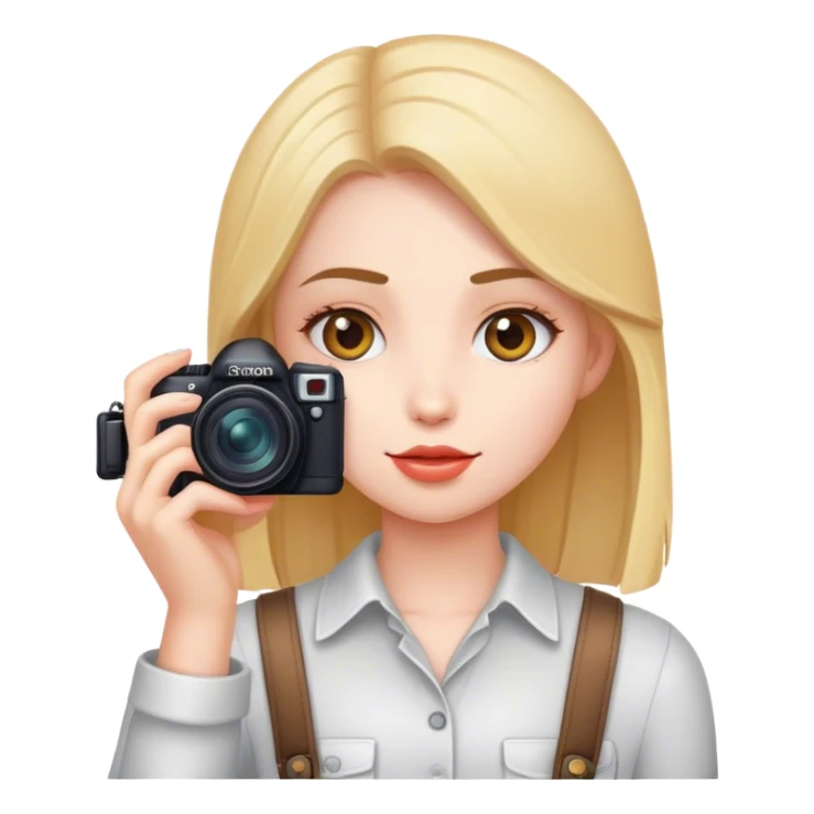 Girl photographer  sticker