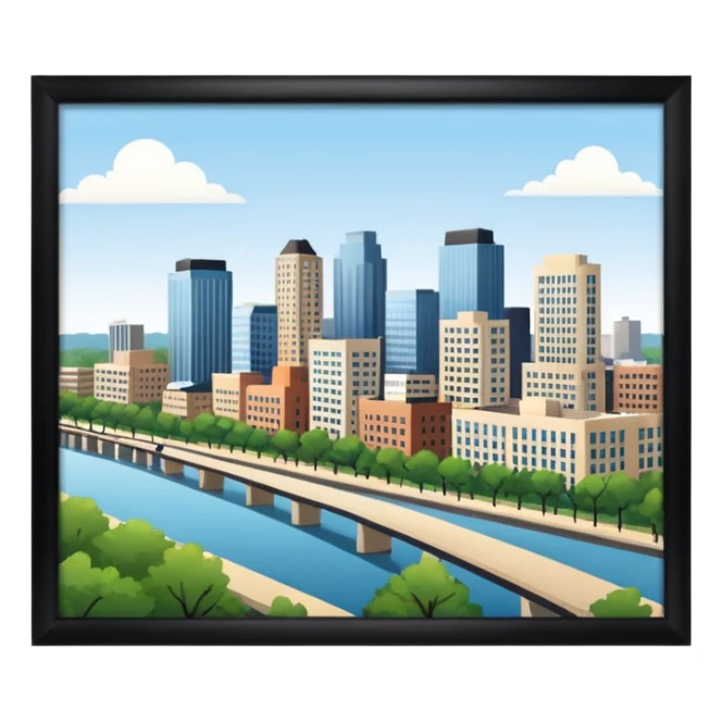 I moved to Little Rock in the state of Arkansas sticker