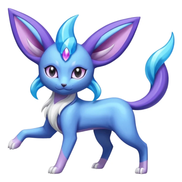 Luxio-Espeon-Suicune-Amaura-fusion sticker