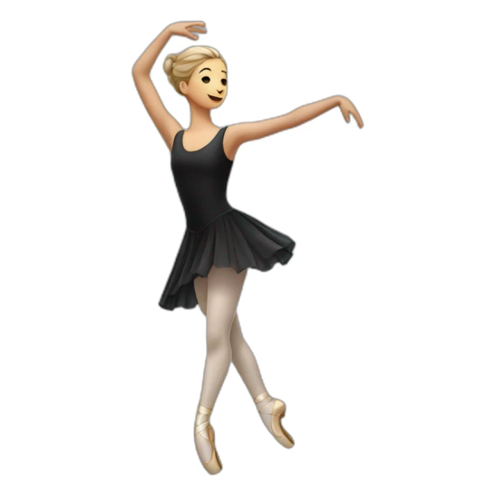 a contemporary french dancer sticker
