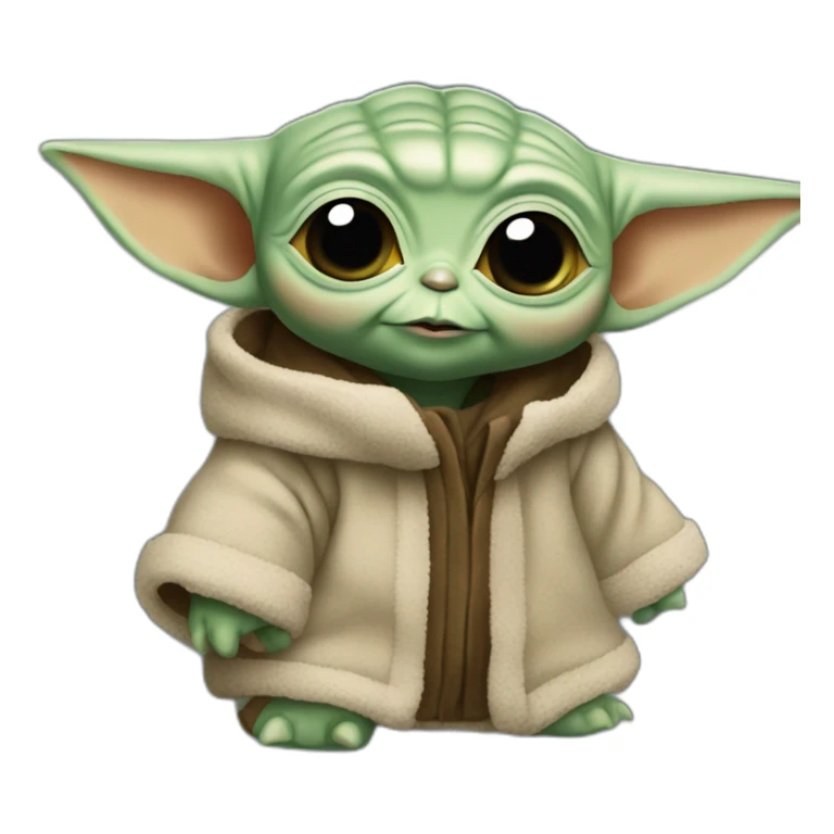 baby yoda sujetando una camara sticker