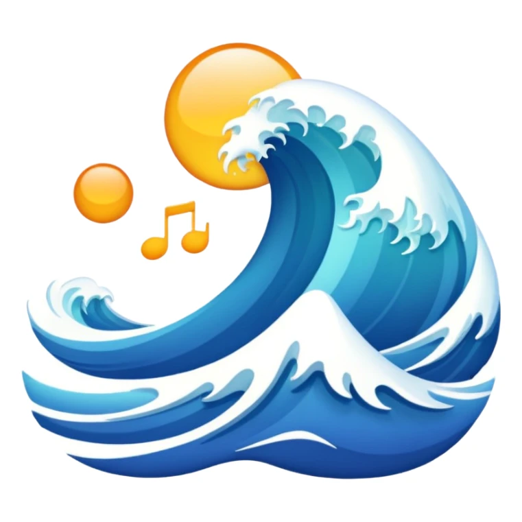 a gentle cadence/wave that suggests repetition sticker