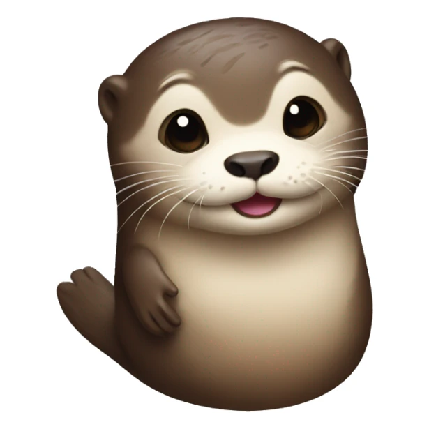 Kissy otter sticker