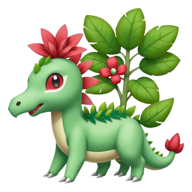 Meganium-Shaymin-Ivysaur-Meloetta-Pokémon, full body sticker
