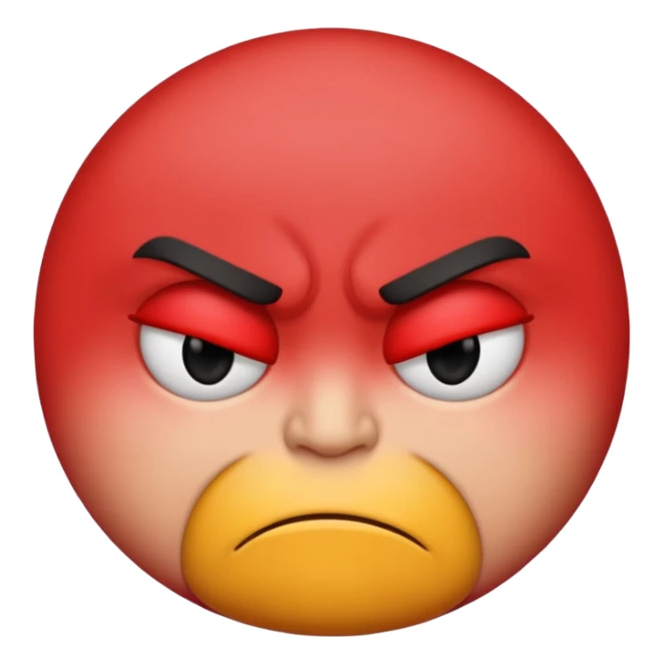 ‘Sleepy angry emoji with attitude’.” sticker