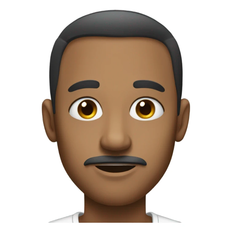 portrait of a man sticker