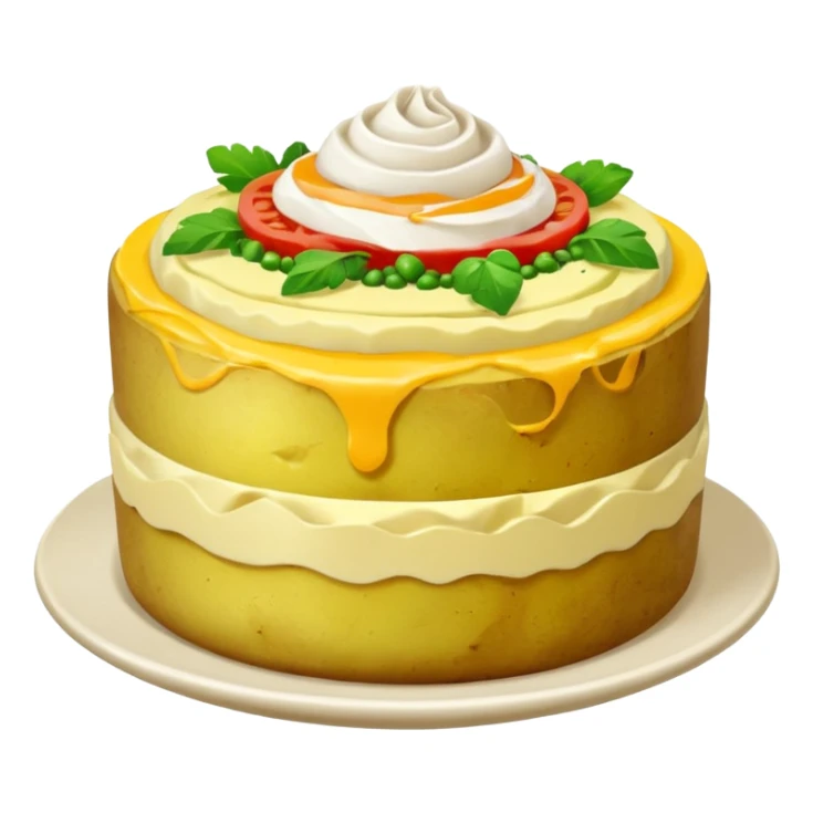 create an animated image of a causa, the food sticker