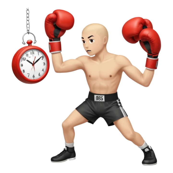 Ma verekszünk pörög az idő ⌚️🥊 sticker