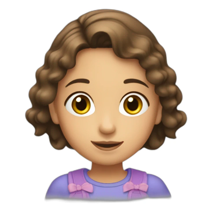 Niña Canche diciendo como es posible este suceso sticker