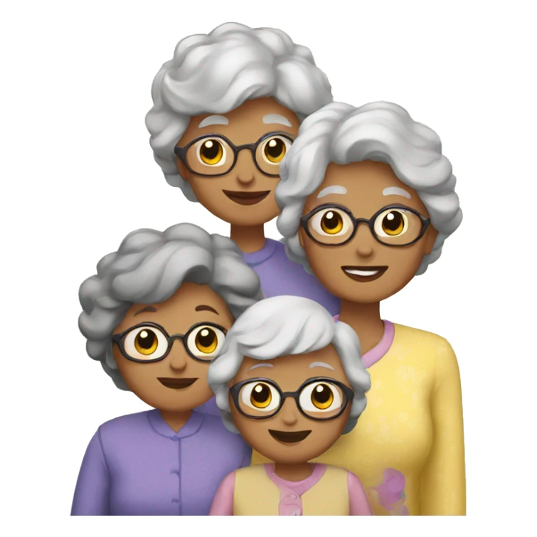 Granny with family sticker