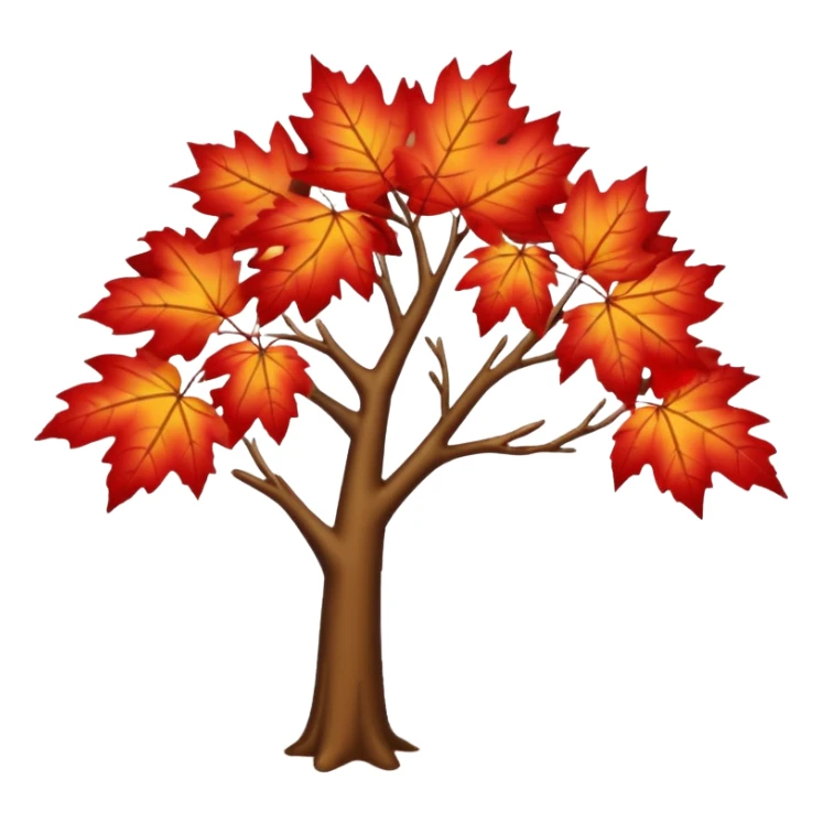 The red branch of the tree sticker