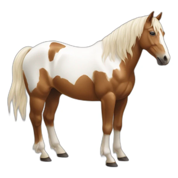 Cheval qui a la couleur café au lait sticker