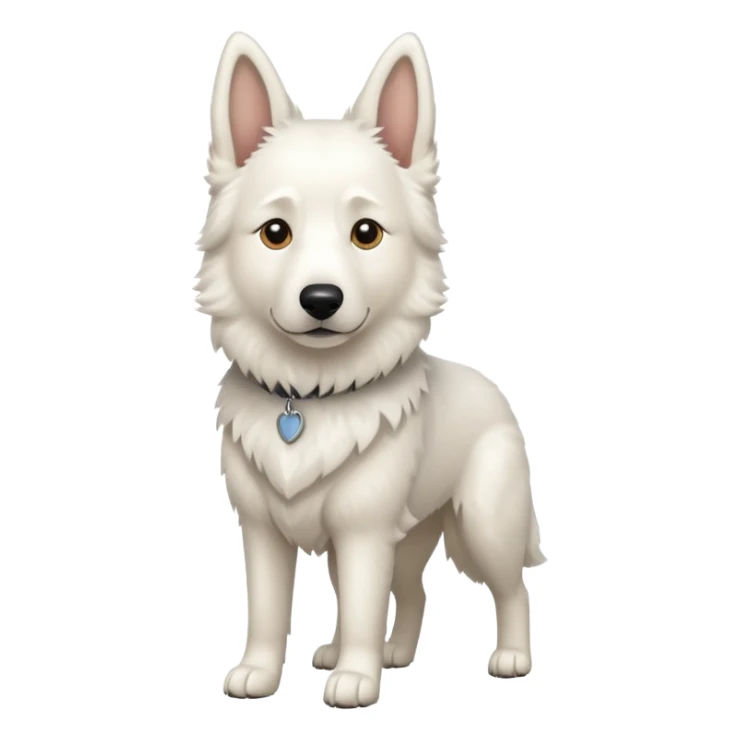 White shepherd sticker