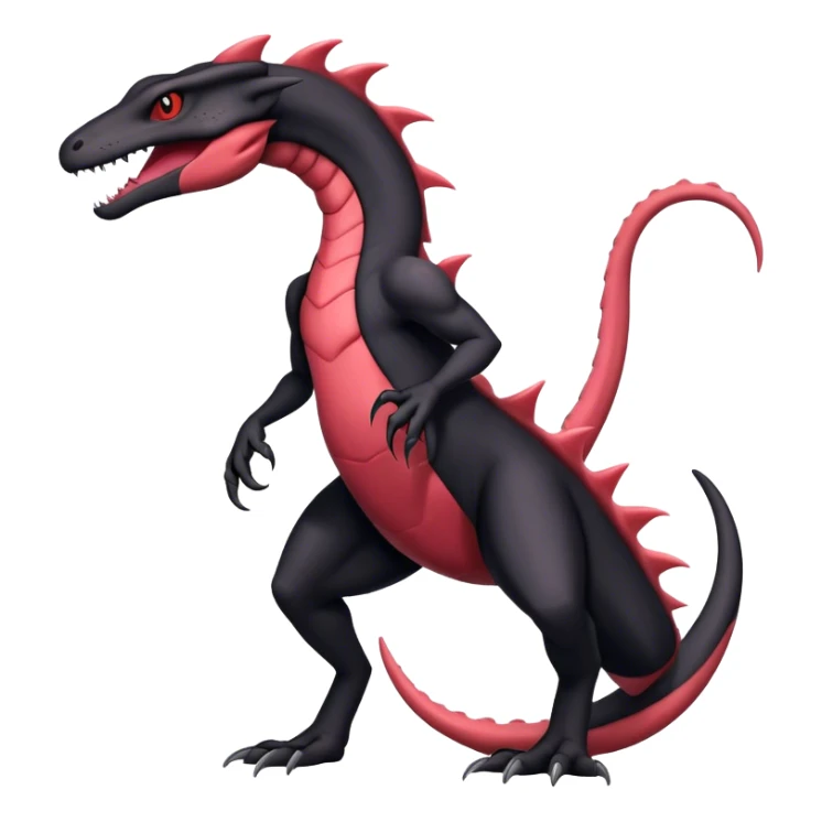 Badass cool salandit-salazzle-hybrid, full body sticker