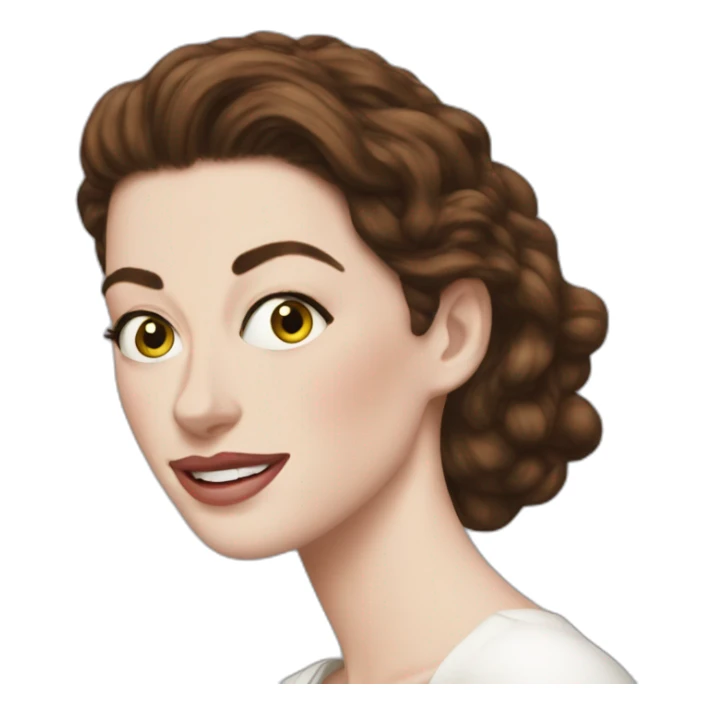 anne hathway sticker