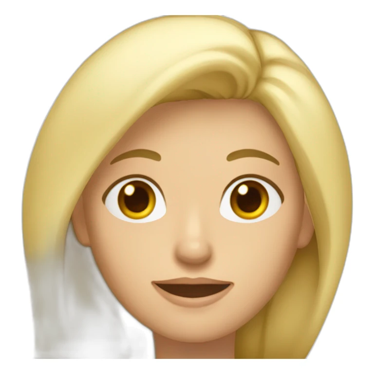 Mujer 55 años rubia melena sticker