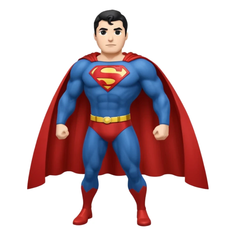 Superman full body emoji sticker