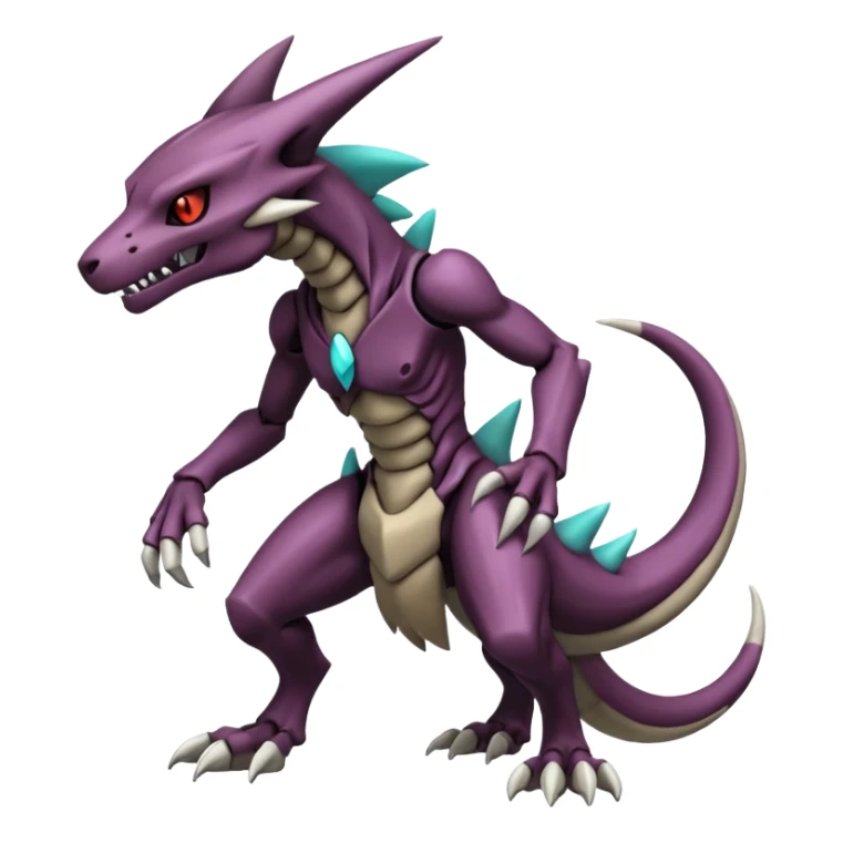 Shiny Badass Edgy Dark Evil Spectral Dusky Skeletal Cool Hot Stylish Handsome Marowak-Darkrai-Genesect-Fakémon-fusion (full body) sticker