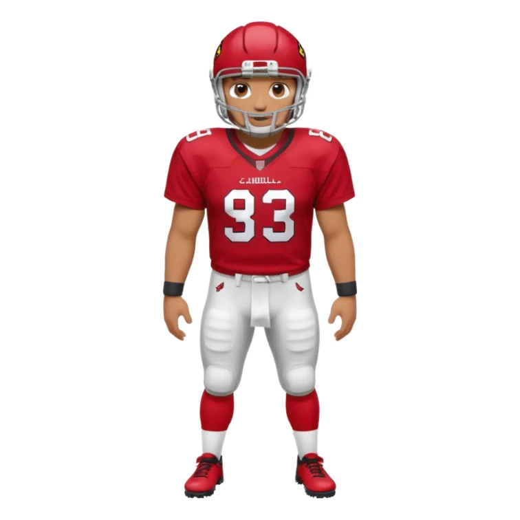 Football cardinals  sticker