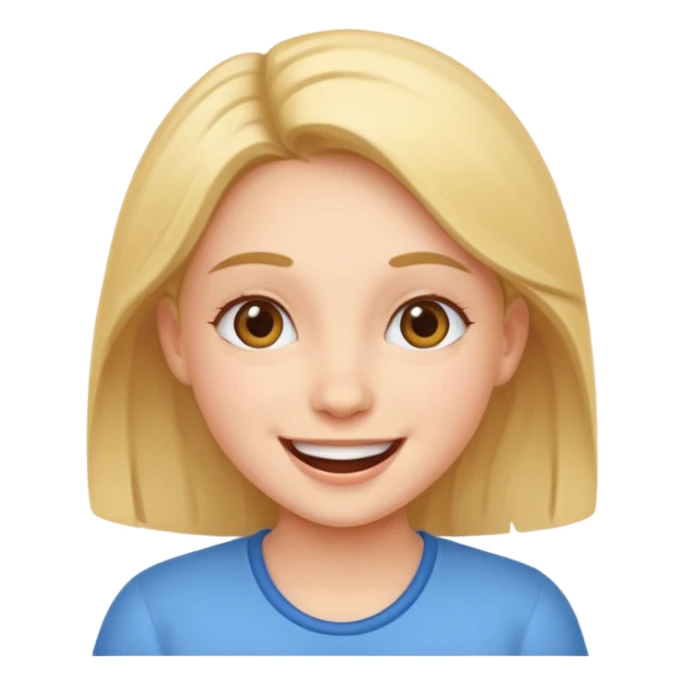 a girl genuinely feeling happy so so so much sticker