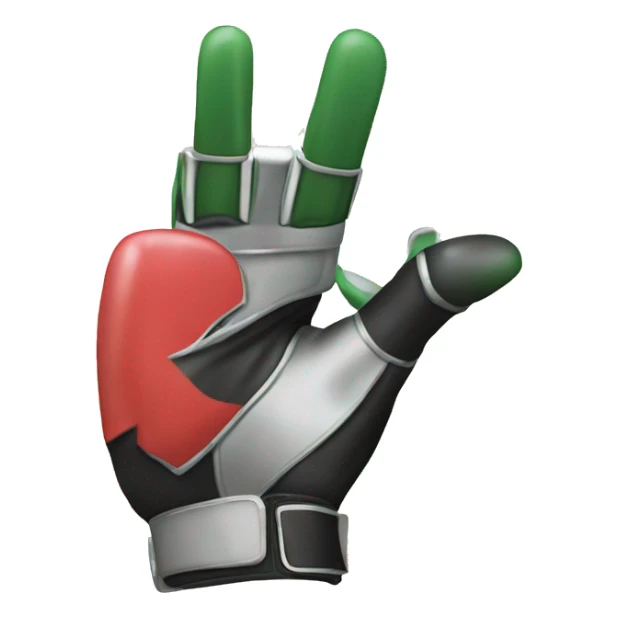 kamen rider show love with hand sticker