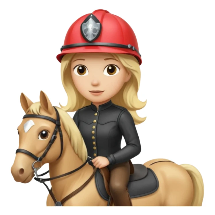 Horse rider woman sticker
