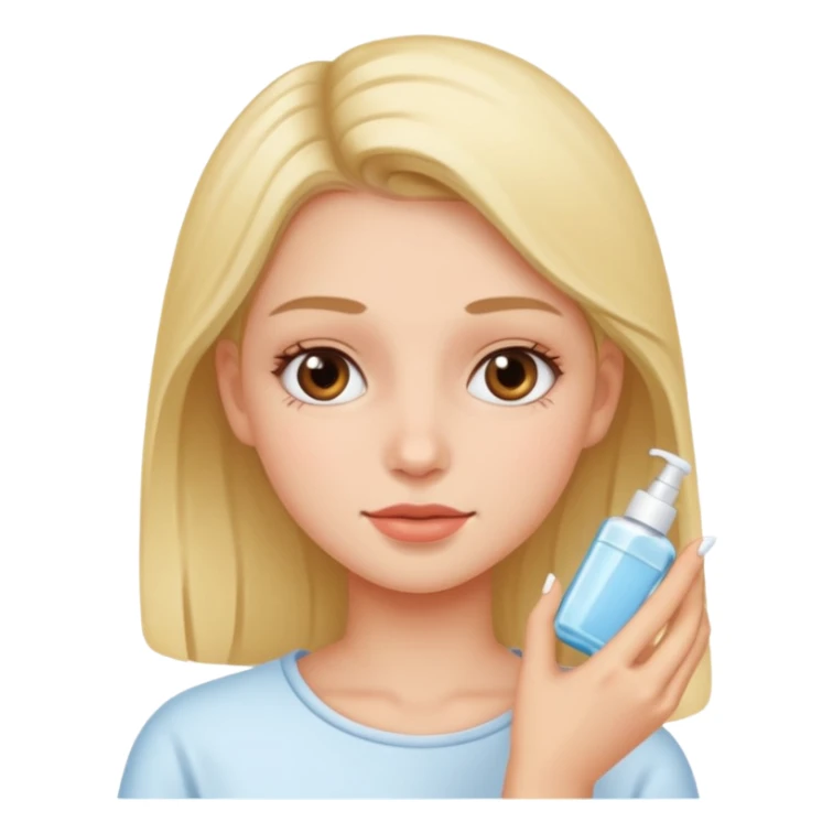 Skincare girl sticker