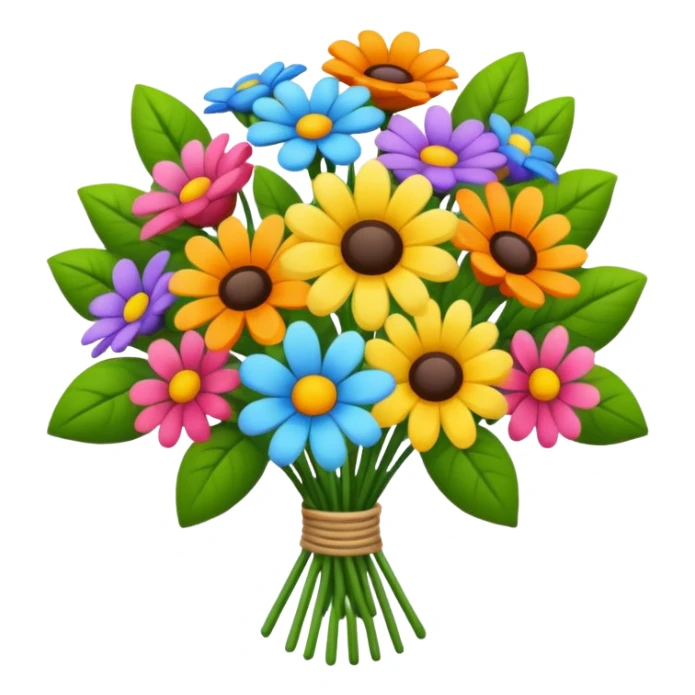 bouquet floral sticker