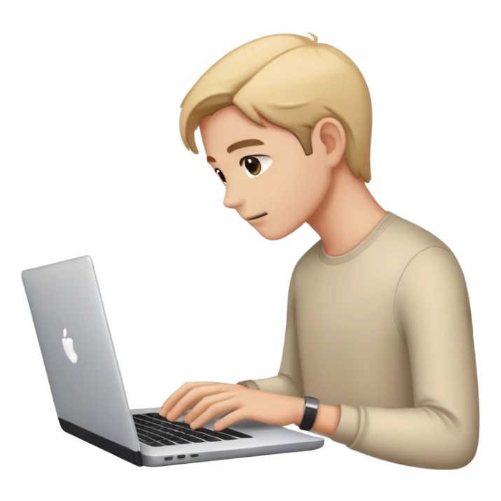 closing a laptop after a video meeting sticker