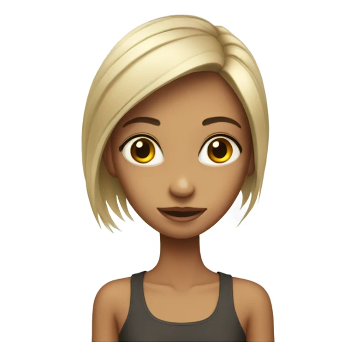 Very skinny girl  sticker