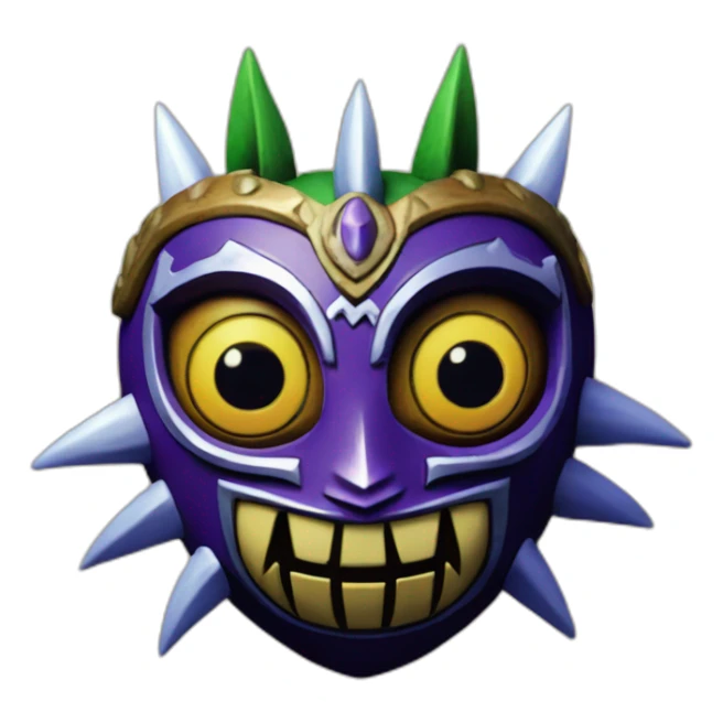 Majora’s mask from the Legend of Zelda sticker