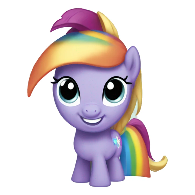 my little pony rainbow sticker