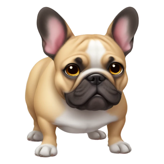 Fat ass French bulldog sticker