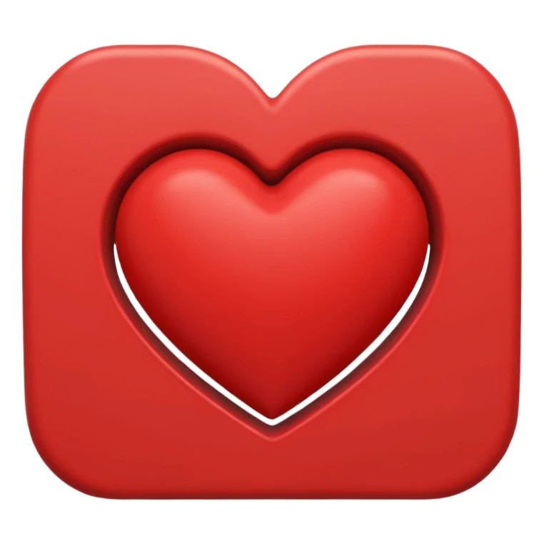 Cœur pas remplie à l’intérieur  sticker