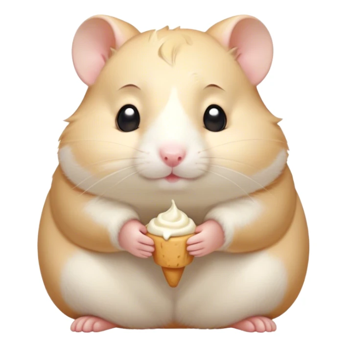 Meme-Worthy Cute Sleeping Cream Hamster Portrait Emoji, Head resting peacefully with a contented smile, showcasing a delightfully compact build and a luxuriously soft cream coat, eyes shut in a serene nap, Simplified yet hilariously adorable features, highly detailed, glowing with a soft, drowsy light, high shine, relaxed and utterly lovable, stylized with an air of playful laziness, bright and heartwarming, soft glowing outline, capturing the essence of a comically sleepy hamster, so meme-worthy it feels like it could instantly become the next viral sensation of adorable slumber! sticker
