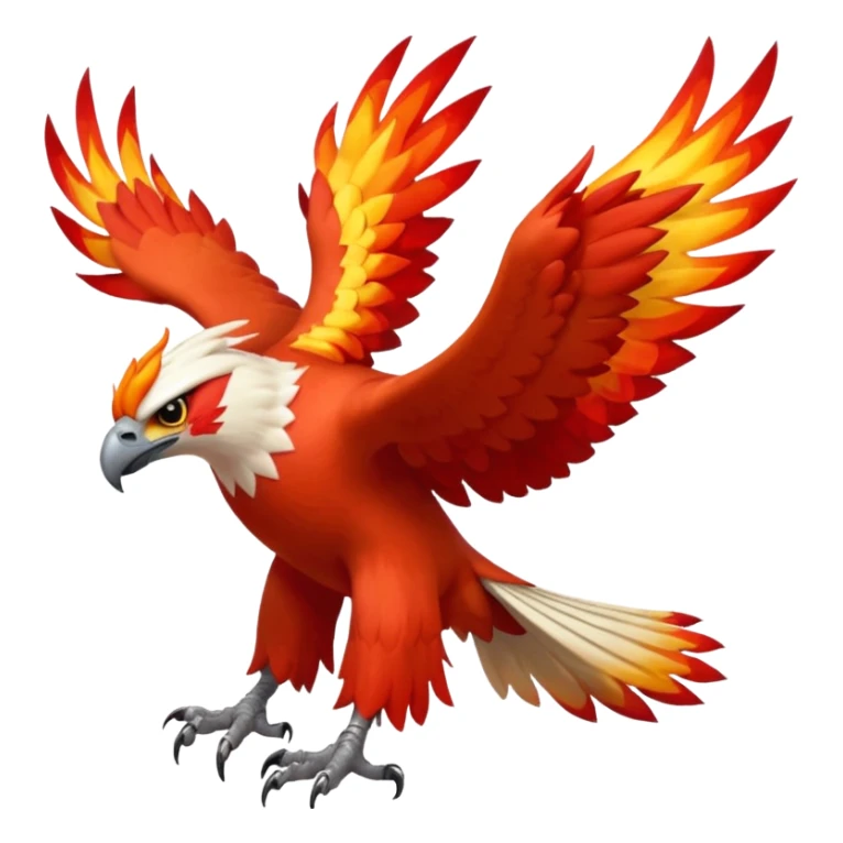 Braviary-Blaziken-Talonflame-Hawk-Eagle-fusion-hybrid-animal-creature  sticker