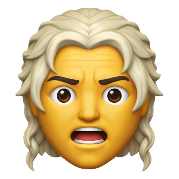 Cinematic Realistic Game of Thrones Pop Culture Emoji, featuring a dramatic, epic portrayal inspired by the fantasy series rendered with rich textures and cinematic lighting. sticker