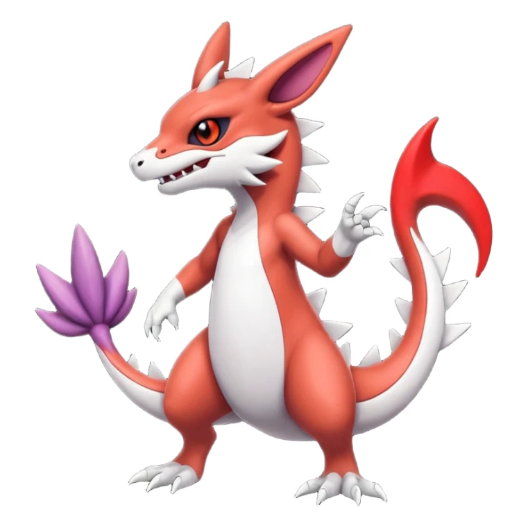 Stitch-Salandit-Noibat-Zangoose-fusion, full body sticker