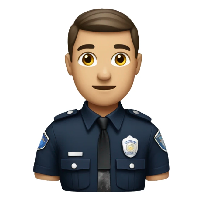 a police officer sticker