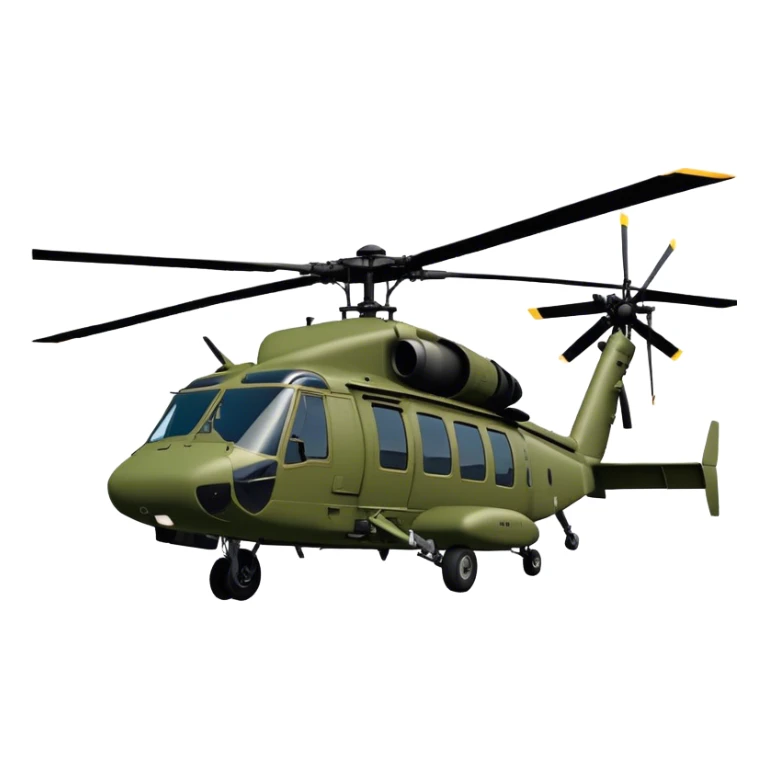 Sikorsky UH-60 Black Hawk - Sikorsky (Model Year: 2022) (Iconic colour: Olive green) sticker