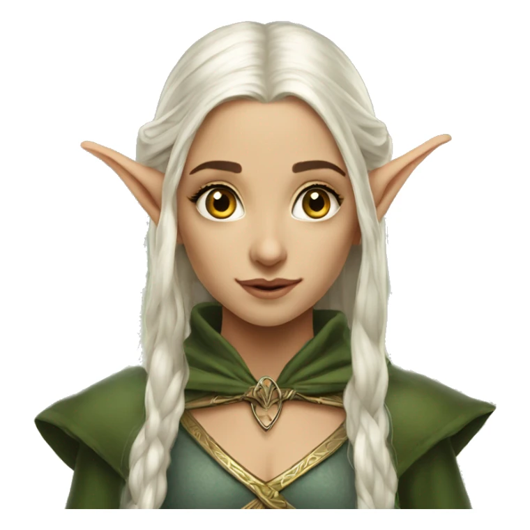 Lord of the rings beautiful elf girl sticker