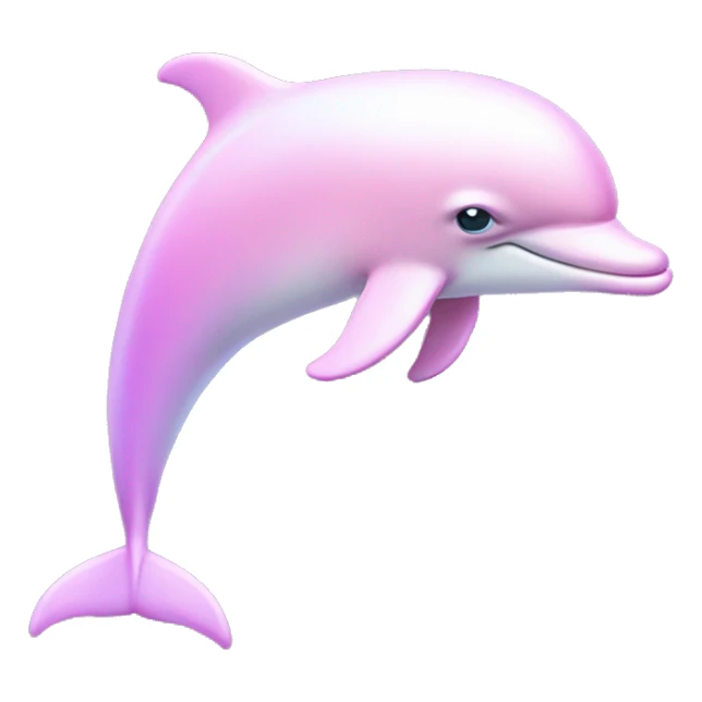 Pastel-pink-colors-dolphin sticker