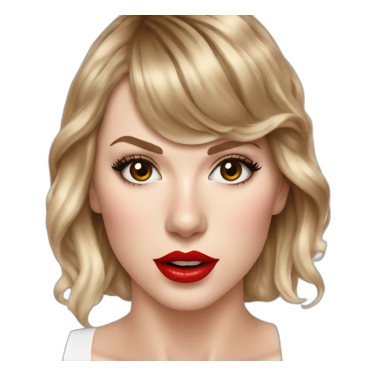 taylor-swift-selfie-milk-on-face-dripping sticker