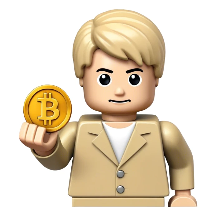 lego homme hackeur bitcoin sticker